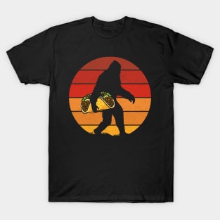 Retro Bigfoot Taco T-Shirt